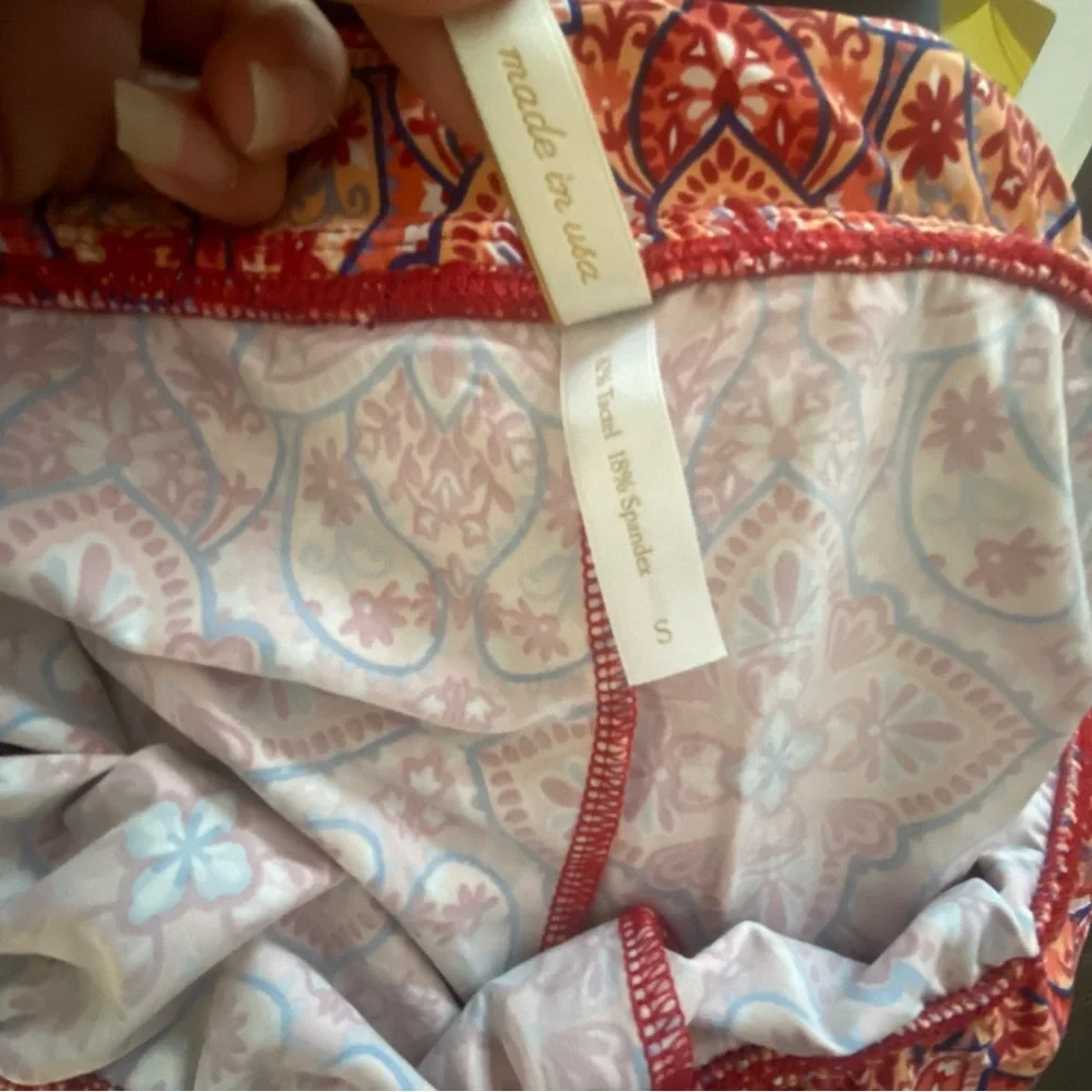 Helen Jon Multicolor Resort Lounge Pant Coverup Swim Pant size small - Picture 4 of 10